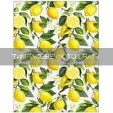 Рушник для кухні ARDESTO Sicilian lemons 50x68см, 100% бавовна, зелений