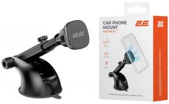 Автомобільний тримач смартфона 2Е Magnetic, чорний