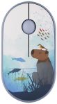 Миша 2E MF300 CAPYBARA:SWIM Silent WL BT, синій