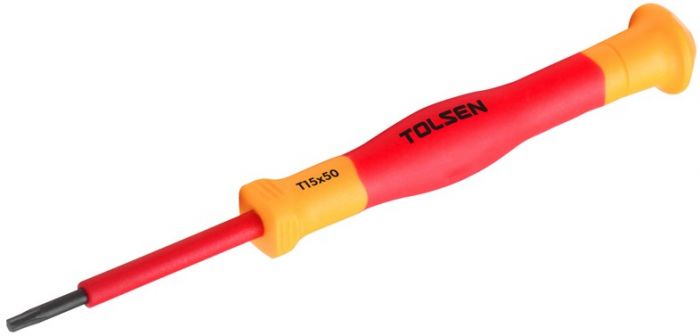 Викрутка Tolsen Premium Torx, прецизійна, діелектрична, T20х50мм