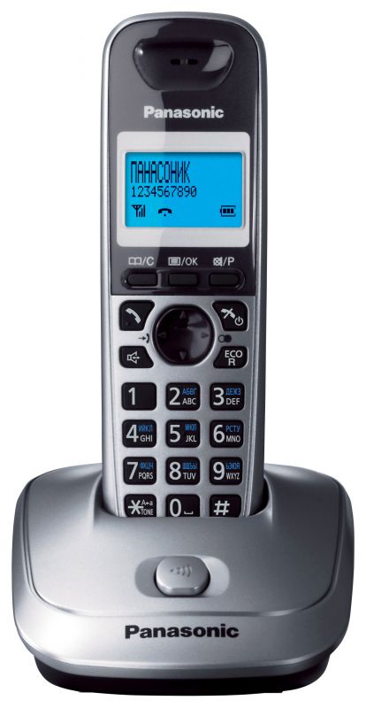 Радіотелефон DECT Panasonic KX-TG2511UAM, Metallic