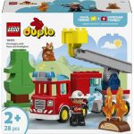 Конструктор LEGO DUPLO Town Пожежна машина зі шлангом і пожежником