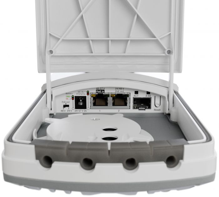 Медіаконвертер MikroTik FTC21-UPS 2xSFP 2.5G, 2xGE