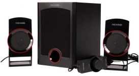 Акустична система MICROLAB M-111 2.1, 12W, mini-jack, чорний
