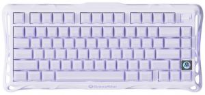 Клавіатура механічна GravaStar Mercury K1 80keys, GravaStar x Kailh Cheery Pink, EN, BT/WL/USB, Lavender Purple