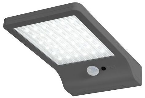Світильник фасадний автономний OSRAM DORLED SOLAR 3Вт 4000K 320Лм  датчик сутінків чорний