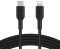 Кабель Belkin USB-C > Lightning заряджання/синхронізації 30Вт PD, 1м, плетений, чорний