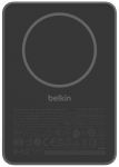 Акумулятор портативний літій-іонний Power Bank Belkin 5000мА·год, 15Вт/Qi2 7.5Вт, Slim Magnetic, чорний