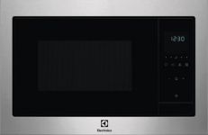Мікрохвильова піч Electrolux вбудована, 25л, електрон. керування, 900Вт, гриль, дисплей, нерж