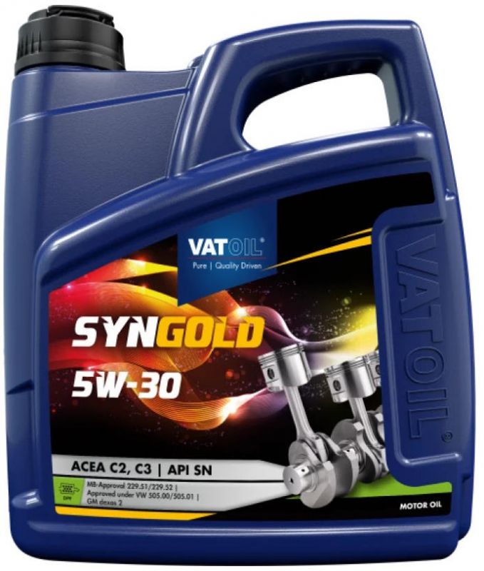 Олива моторна VATOIL SynGold 5W-30 4л (10-4) (50026)