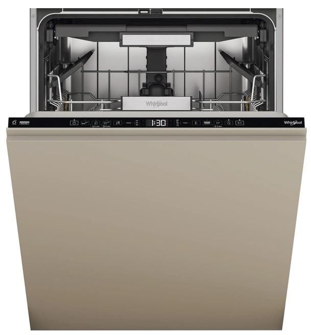 Посудомийна машина Whirlpool вбудована, 15компл., B, 60см, дисплей, 3й кошик, білий