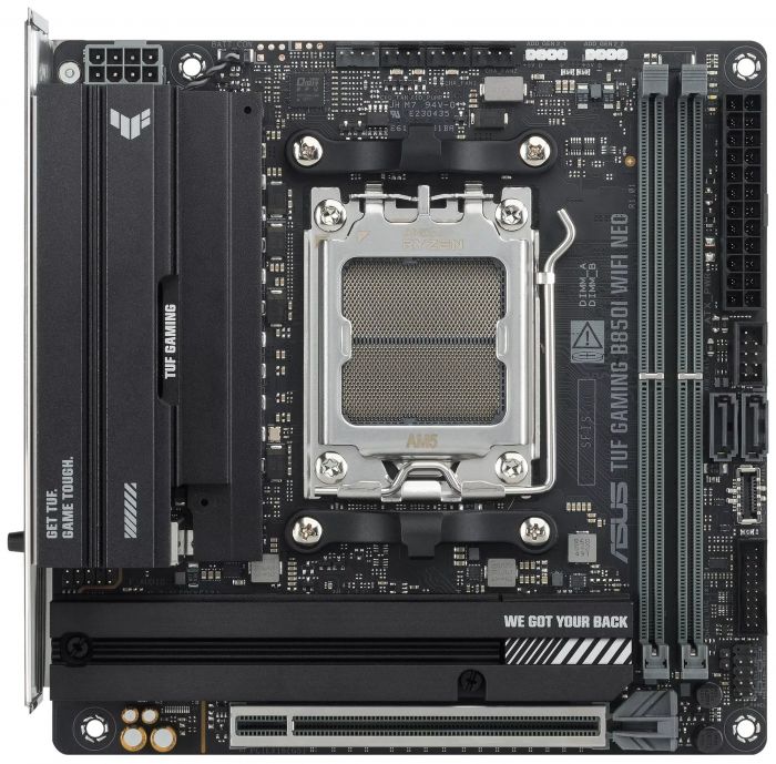Материнcька плата ASUS TUF GAMING B850I WIFI NEO sAM5 B850 2xDDR5 M.2 HDMI DP Wi-Fi BT mITX