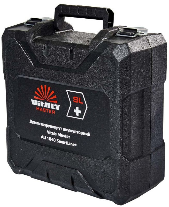Кейс для дриля-шурупокрута акумуляторного Vitals Master AU 1840 SmartLine+ 27х28х12.5см пластик