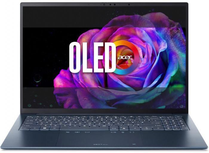 Ноутбук Acer Swift Edge 16 AI SFE16-I51 16" 2.8K OLED, Intel U9-386H, 16GB, F512GB, UMA, Win11, синій
