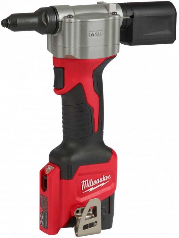 Заклепочник акумуляторний Milwaukee M12 BPRT-201X 12В АКБ 1x2А·год ЗП C12C 2.4мм 3.2мм 4.0мм 4.8мм 2.1кг кейс