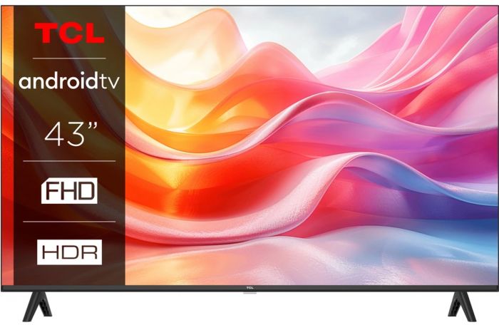 Телевізор 43" TCL LED FHD 60Hz Smart Android TV Black