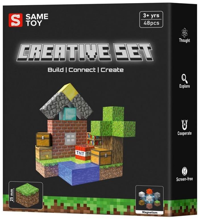 Магнітний конструктор Same Toy Creative Set Patio 48ел