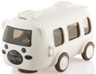 Пляшка для води ARDESTO Bear Bus 500мл, пластик, білий