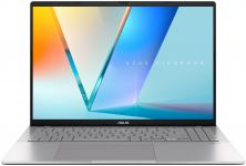 Ноутбук ASUS Vivobook S16 S3607AA-SH060 16" WUXGA OLED, Intel Ultra 5 325, 16GB, F512GB, UMA, NoOS, Сріблястий