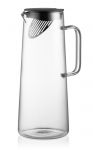 Глечик  з кришкою ARDESTO Graphite, 1350мл, боросилікатне скло, пластик, нержавіюча сталь, сірий