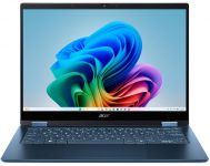 Ноутбук Acer Swift Spin 14 AI SFSP14-Q51T 14" WUXGA IPS Touch, Qualcomm X2E-78100, 16GB, F512GB, UMA, Win11, синій