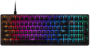 Клавіатура механічна HyperX Alloy Origins 2 1800 103key, Red, USB-A, Hot-Swap, EN/UA, RGB, чорний