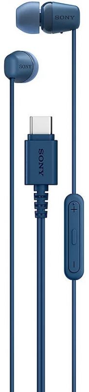 Навушники In-ear Sony IER-EX15C USB-C, Mic, Синій
