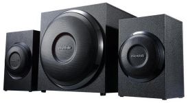 Акустична система MICROLAB M-110 2.1, 10W, mini-jack, чорний