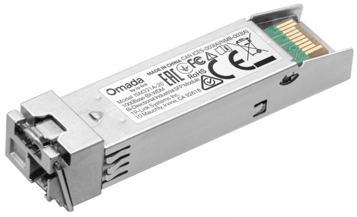 Промисловий трансивер SFP TP-LINK ISM321A 1x1000BaseBX, SM, WDM, 20km LC