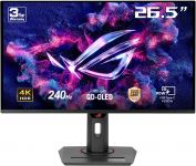 Монітор Asus 26.5" ROG Strix XG27UCDMG 2xHDMI, DP, USB-C, 3xUSB, QD-OLED, 3840x2160, 240Hz, 0.03ms, DCI-P3 99%, G-SYNC, FreeSync, Pivot, HDR400