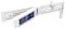 Тримач VGA з дисплеєм Zalman ZM-VS3 DS,  5V 3Pin ARGB, USB 9Pin ARGB, білий