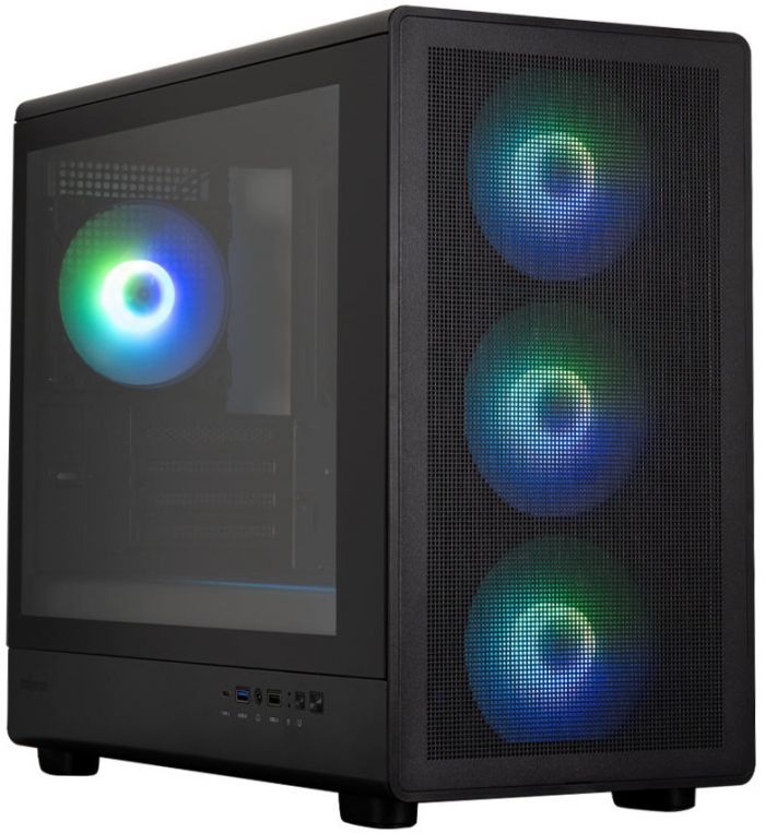 Корпус Zalman M5 без БЖ, 1xUSB3.0, 1xUSB2.0, 1x Type C, 4x120мм ARGB, VGA 410мм, LCS ready, TG Side Panel, ATX, чорний