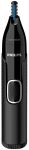 Тример Philips Series 5000, для бороди, вусів, окантовки, брови, носа та вух, 1хАА, насадок-4, чохол, сталь, чорний