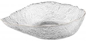 Салатник ARDESTO Leaf, 21.5см, скло, прозорий