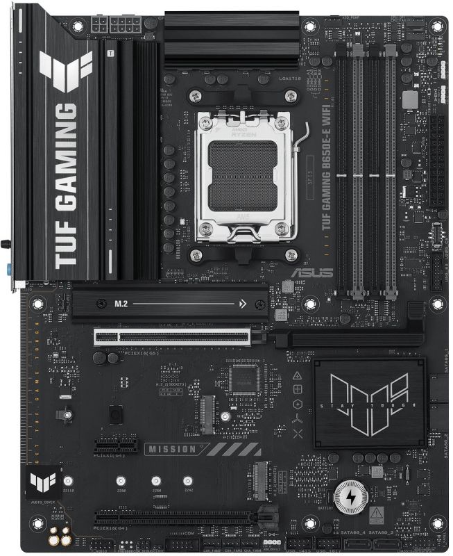 Материнcька плата ASUS TUF GAMING B650E-E WIFI sAM5 B650 4xDDR5 M.2 HDMI DP Wi-Fi BT ATX
