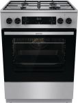 Плита Gorenje комбінована, 71л, 60x60см, дисплей, емальовані реш, програматор IconLed,нерж