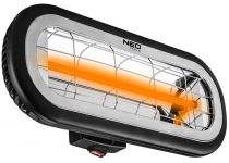 Обігрівач інфрачервоний Neo Tools, 2000Вт, 24м кв, 11.5х46х19см, IP65