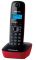 Радіотелефон DECT Panasonic KX-TG1611UAR, чорно-червоний