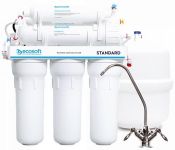 Фільтр зворотного осмосу Ecosoft Standard 6-50M з мінералізатором, мембрана 50gpd, кран капля, дренаж 1:2