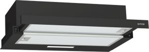 Витяжка Gorenje телескопічна, 60см, 350м.куб/год, чорний