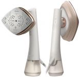 Відпарювач-праска Philips OneTurn, 1800Вт, 200мл, паровий удар -90гр, поворот для зміни типу девайса, алюміній, білий
