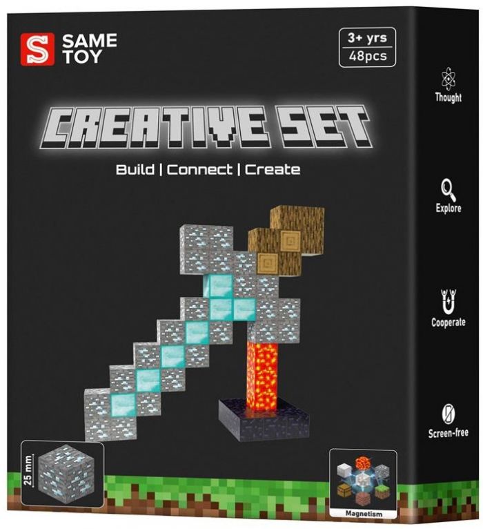 Магнітний конструктор Same Toy Creative Set Sword 48ел