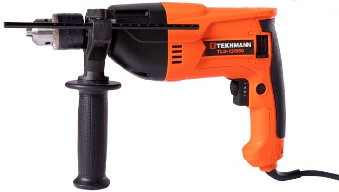 Дриль ударний Tekhmann TLD-13/950 950Вт зубчастий патрон 13мм 0-1100об·хв 2.5кг