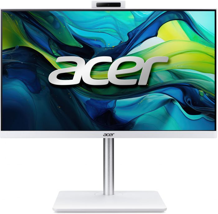 Комп'ютер персональний моноблок Acer Aspire C24A-GRPL 23.8" FHD, Intel 5-120U, 16GB, F512GB, UMA, WiFi, без ОС, білий
