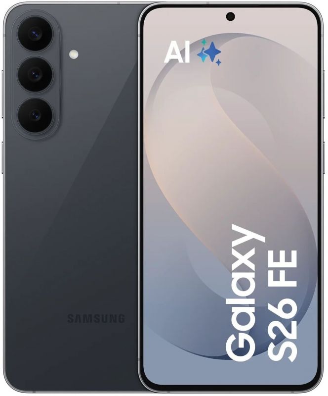 Смартфон Samsung Galaxy S26 FE 5G (S741) 6.7' 8/128ГБ, 2SIM, 4900мА•год, чорний