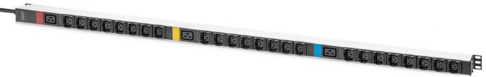 Пристрій розподілу електроживлення DIGITUS 0U, 24xC13, 3xC19, 3x16A, 250V, вилка IEC 60309 3ph