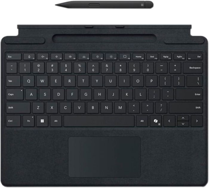 Клавіатура зі стілусом для планшета Microsoft Surface Pro 8 - 11, Pro X, UKR/ENG, чорна
