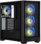 Корпус 2E GAMING Dominator Pro G2302B без БЖ 2xUSB3.0, 1xUSBType-C, 4x120мм ARGB, VGA 380мм, LCS ready, контролер з пультом, TG Side Panel, TG/Mesh Front panel, ATX, чорний