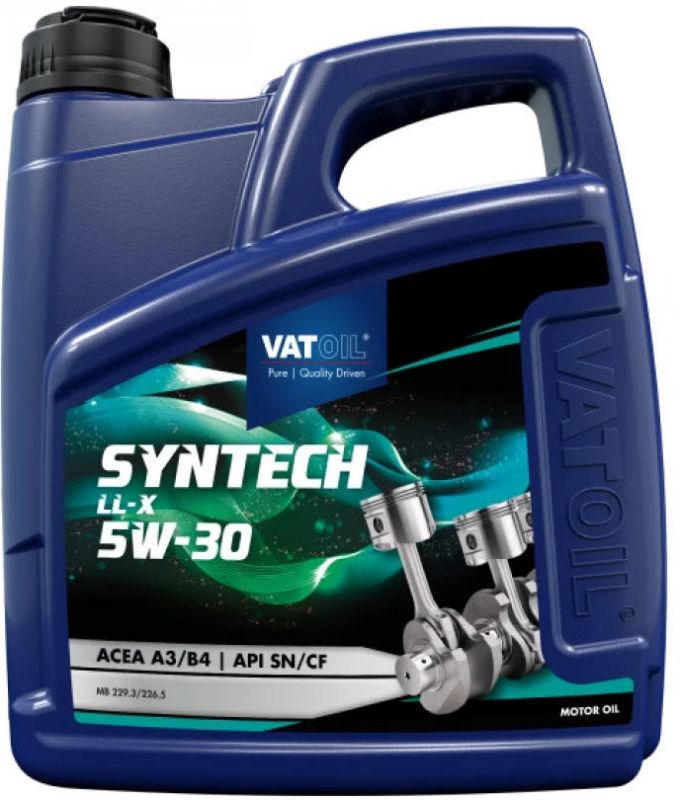 Олива моторна VATOIL SynTech LL-X 5W-30 4л (10-4 LL-X) (50425)