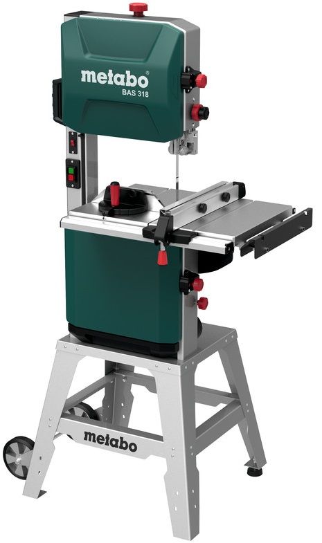 Пила стрічкова Metabo BAS 318 PRECISION WNB 900Вт висота різу 170мм опора 560x400мм 79кг